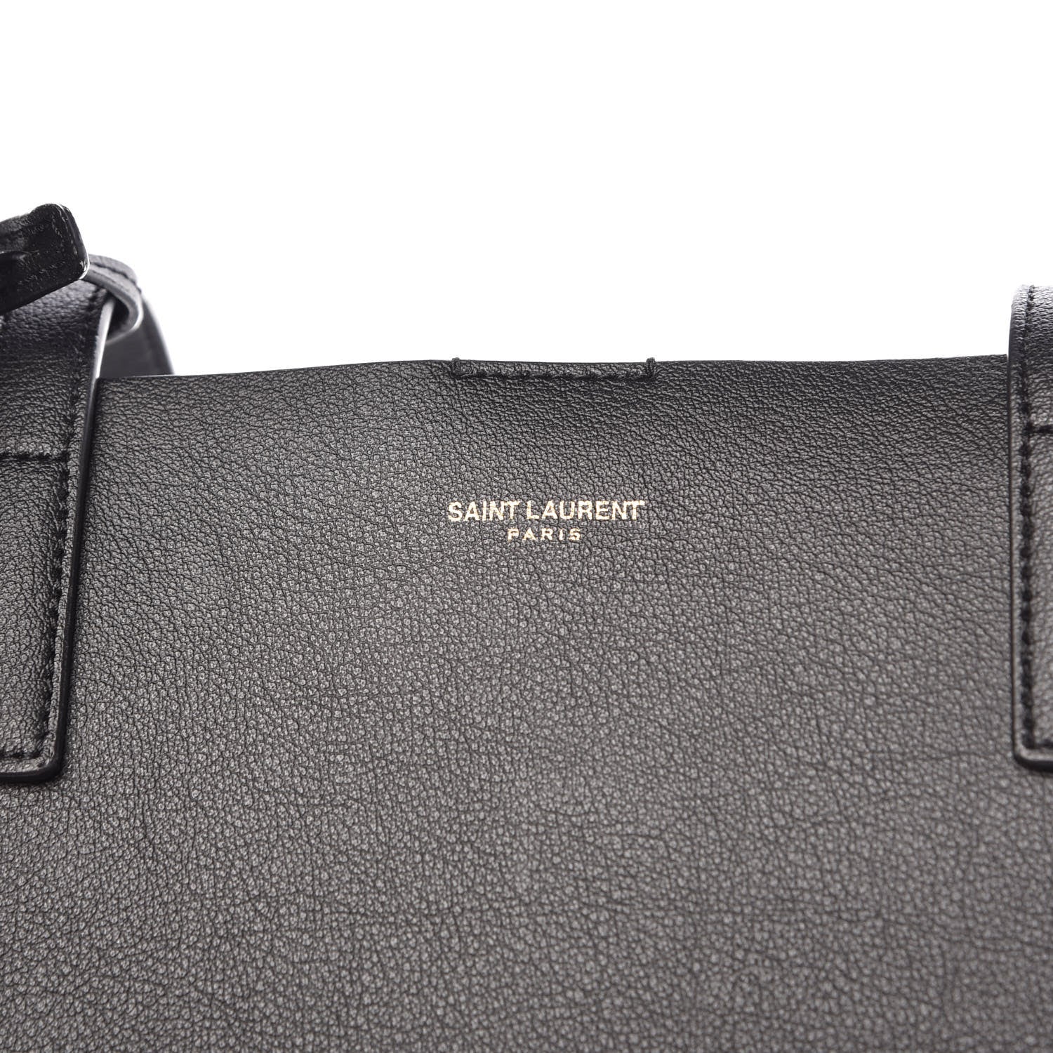 Saint Laurent Calfskin Large Shopping Tote Black 7 of 10