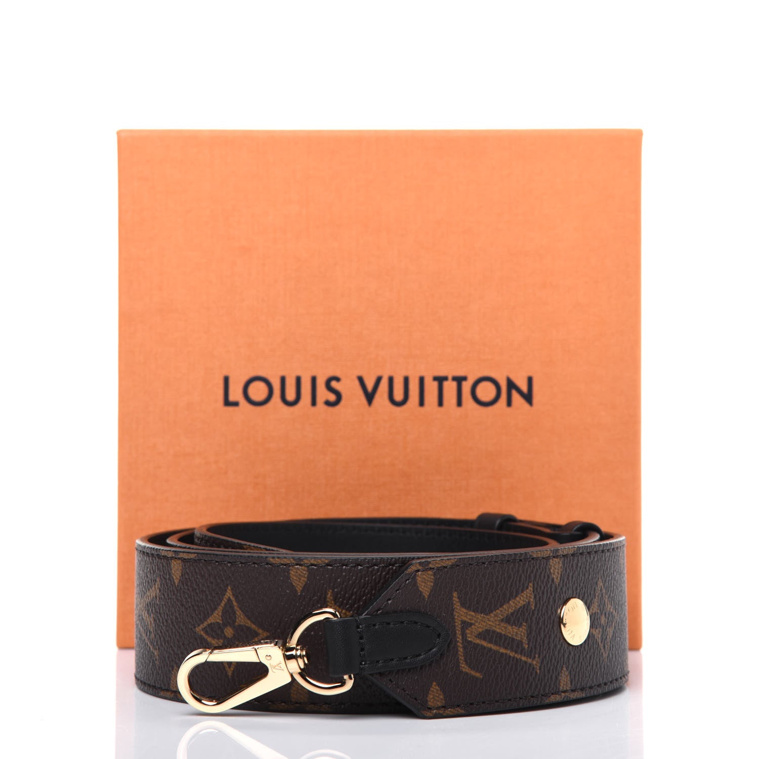 Louis Vuitton Monogram Adjustable Bandouliere Shoulder Strap Black 5 of 5