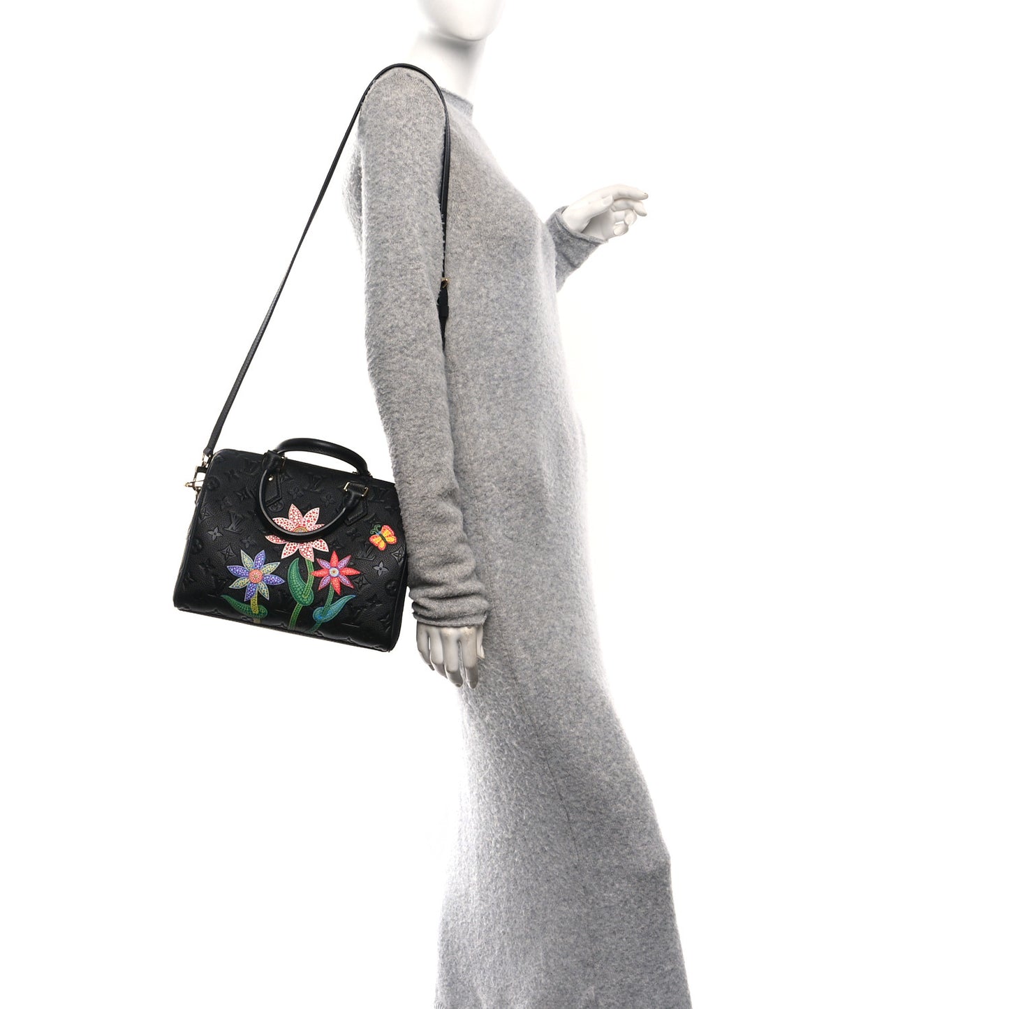 LV X YK Empreinte Speedy Bandouliere 25 Black