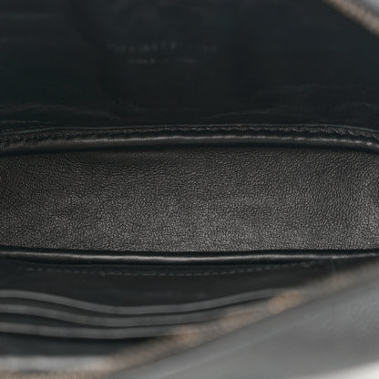 Saint Laurent Grain De Poudre Matelasse Monochrome Monogram Mini Lou Camera Bag Black 5 of 10
