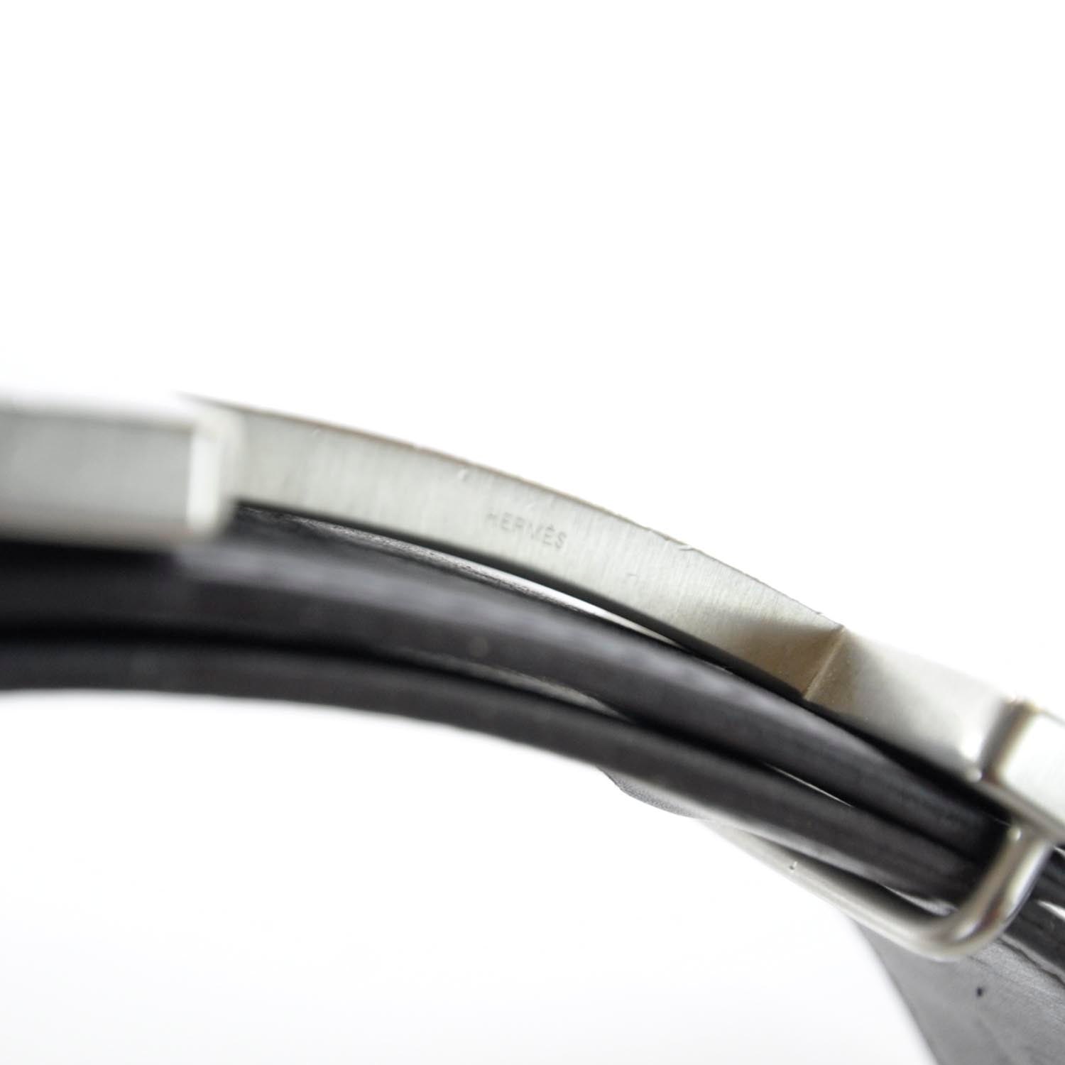 Hermes Leather Reversible H Belt 100 Mens 2 of 4