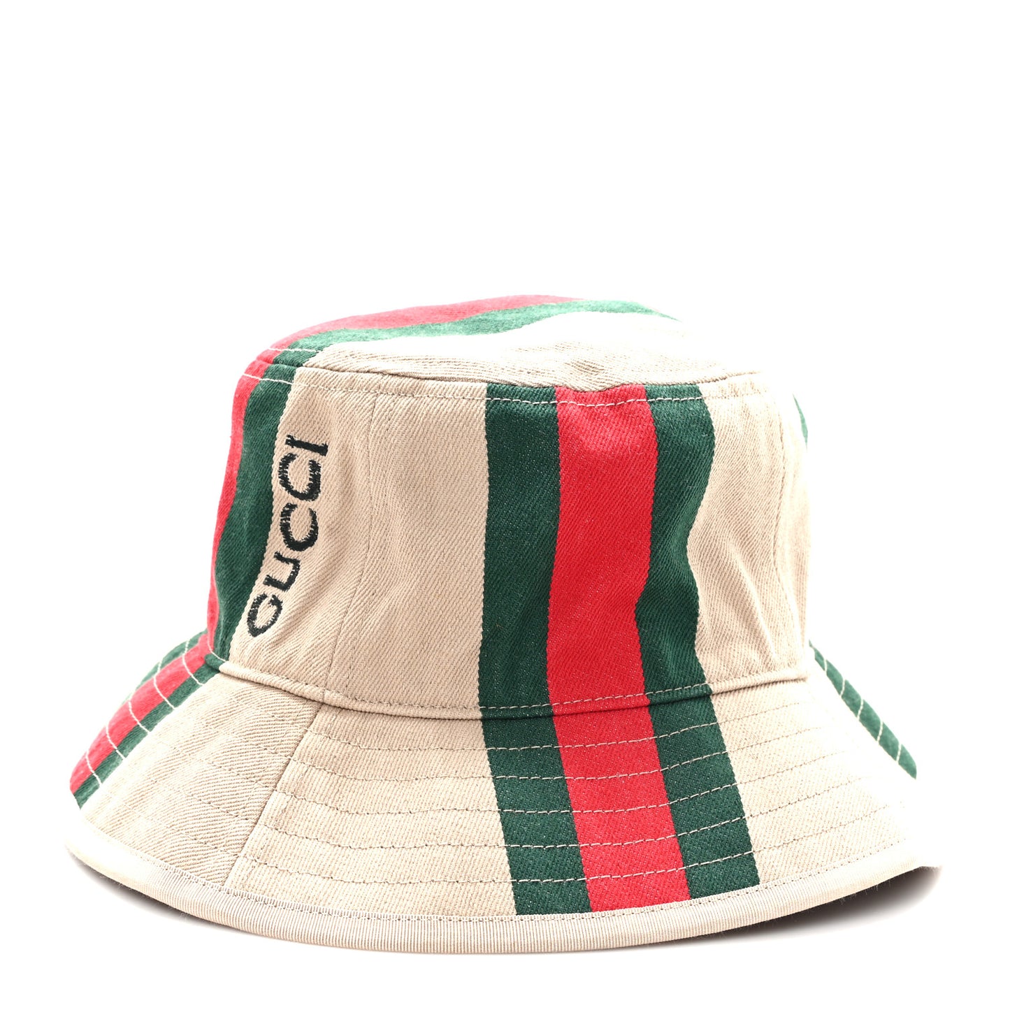 Monogram Canvas Web Bucket Hat XL Beige