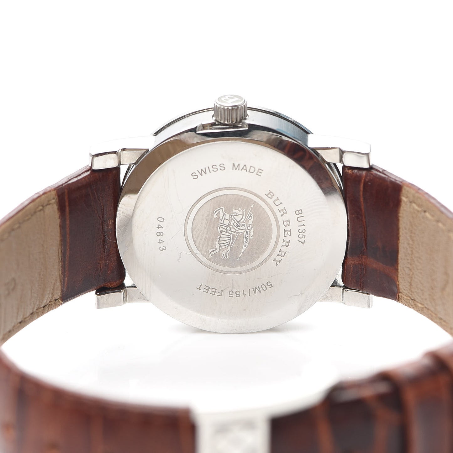Stainless Steel Calfskin 28mm Quartz Watch Beige BU1357
