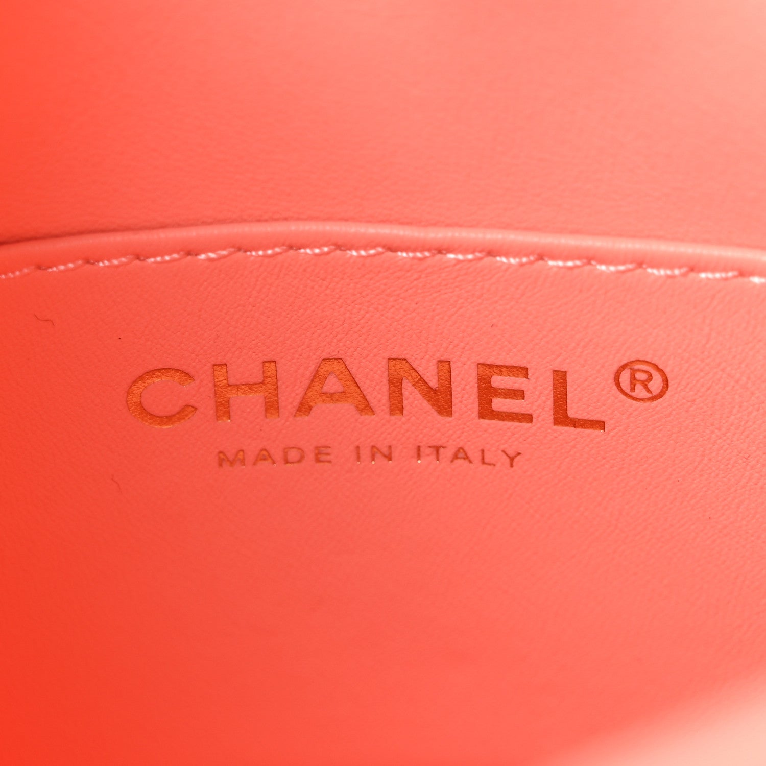 Chanel Lambskin Quilted Small Pearl Crush Hobo  Coral 6 of 10