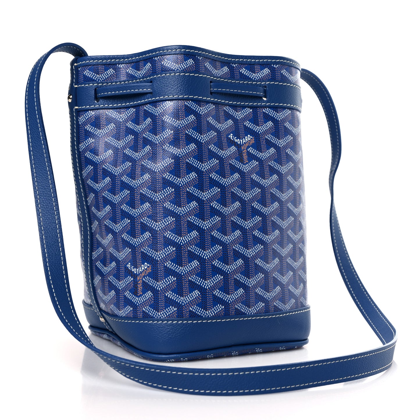 Goyardine Petit Flot Bucket Bag PM Sky Morning