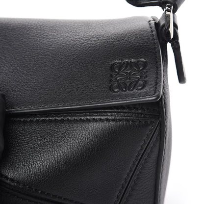 Loewe Calfskin Mini Puzzle Bag Black 8 of 10
