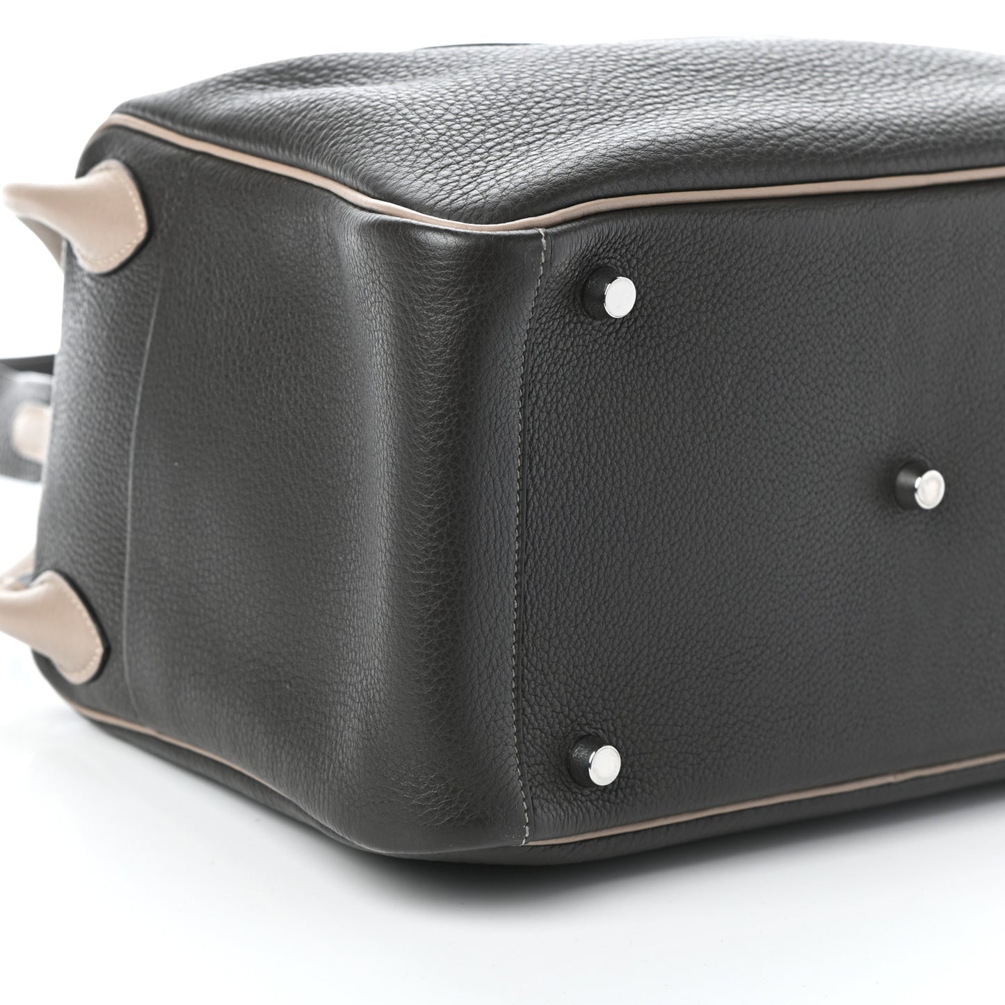 Taurillon Clemence Bi-Color Lindy 30 Graphite Gris Tourterelle