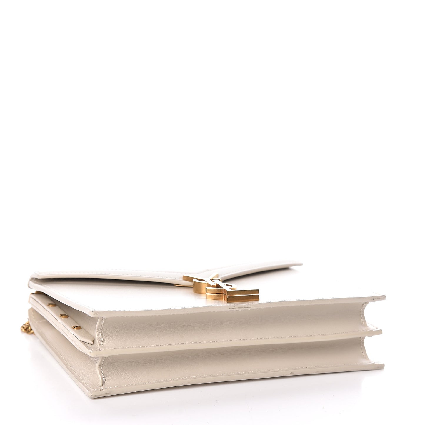 Calfskin Monogram Cassandra Clasp Bag Porcellana