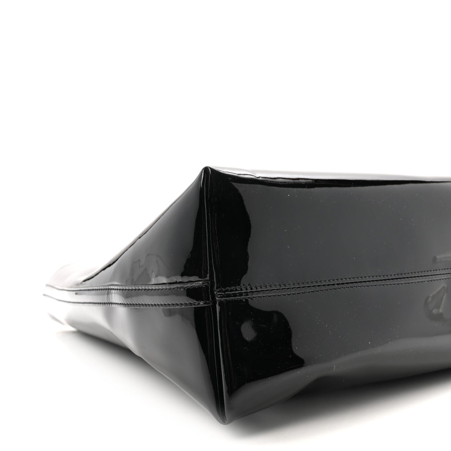 Patent Calfskin Rendez-Vous Hobo Black