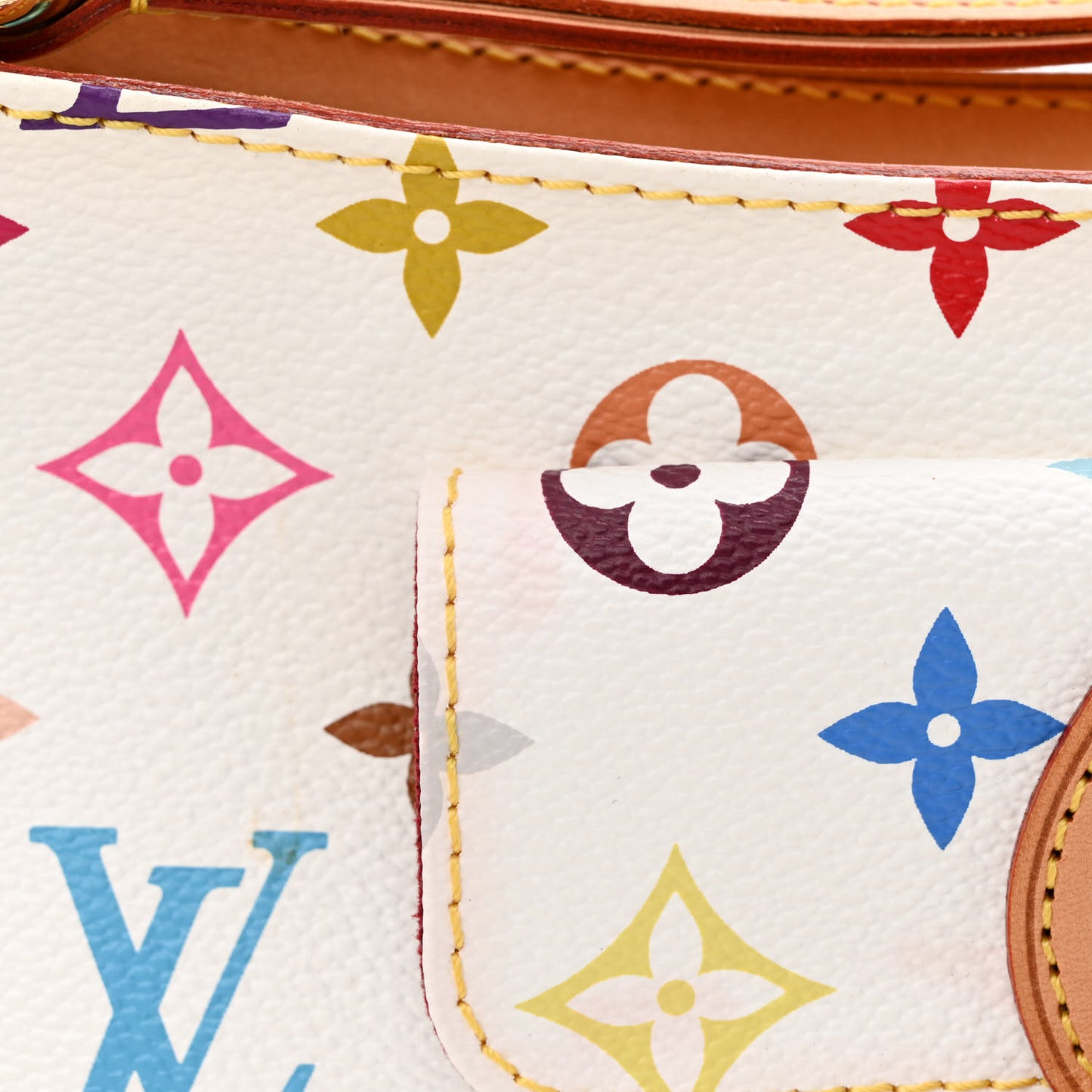 Monogram Multicolor Eliza White