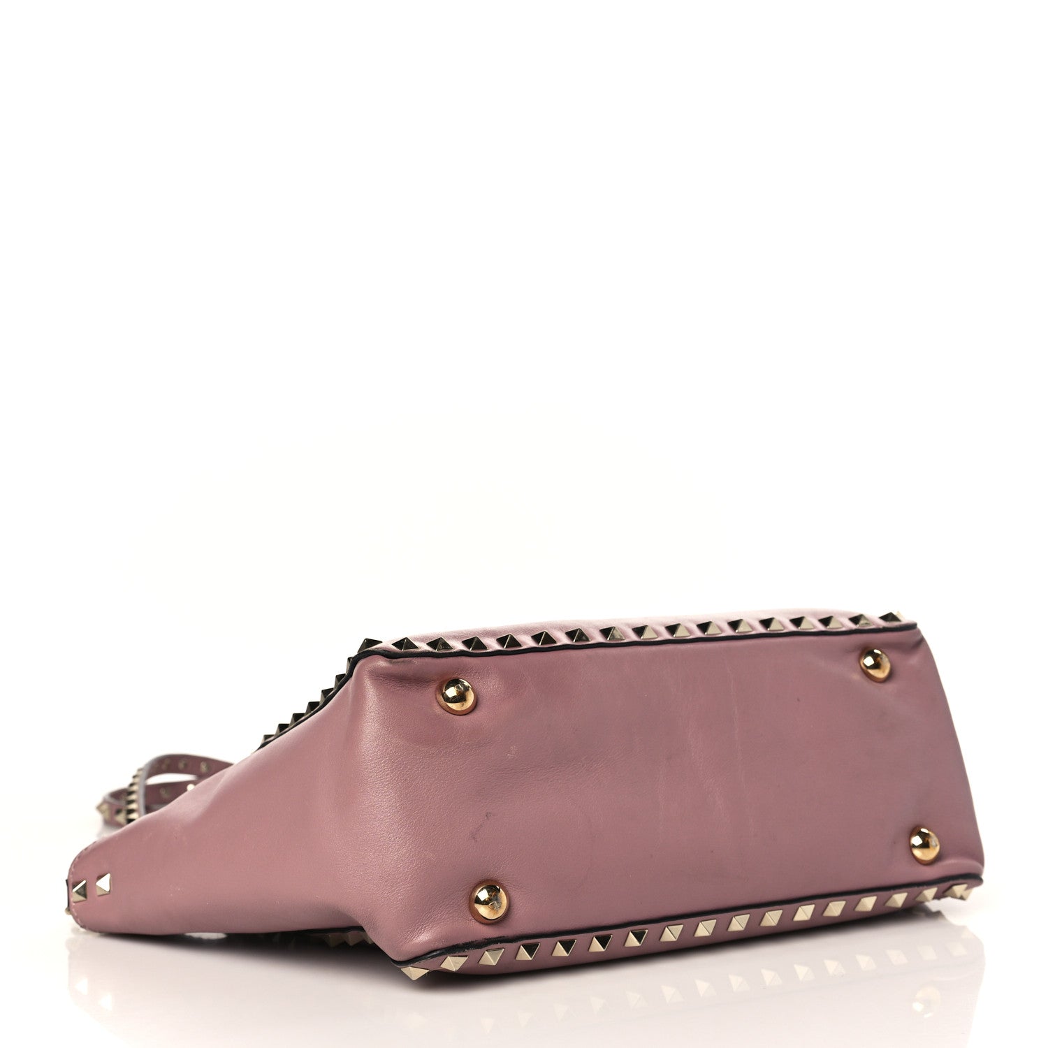Valentino Garavani Vitello Small Rockstud Tote Lipstick 3 of 11