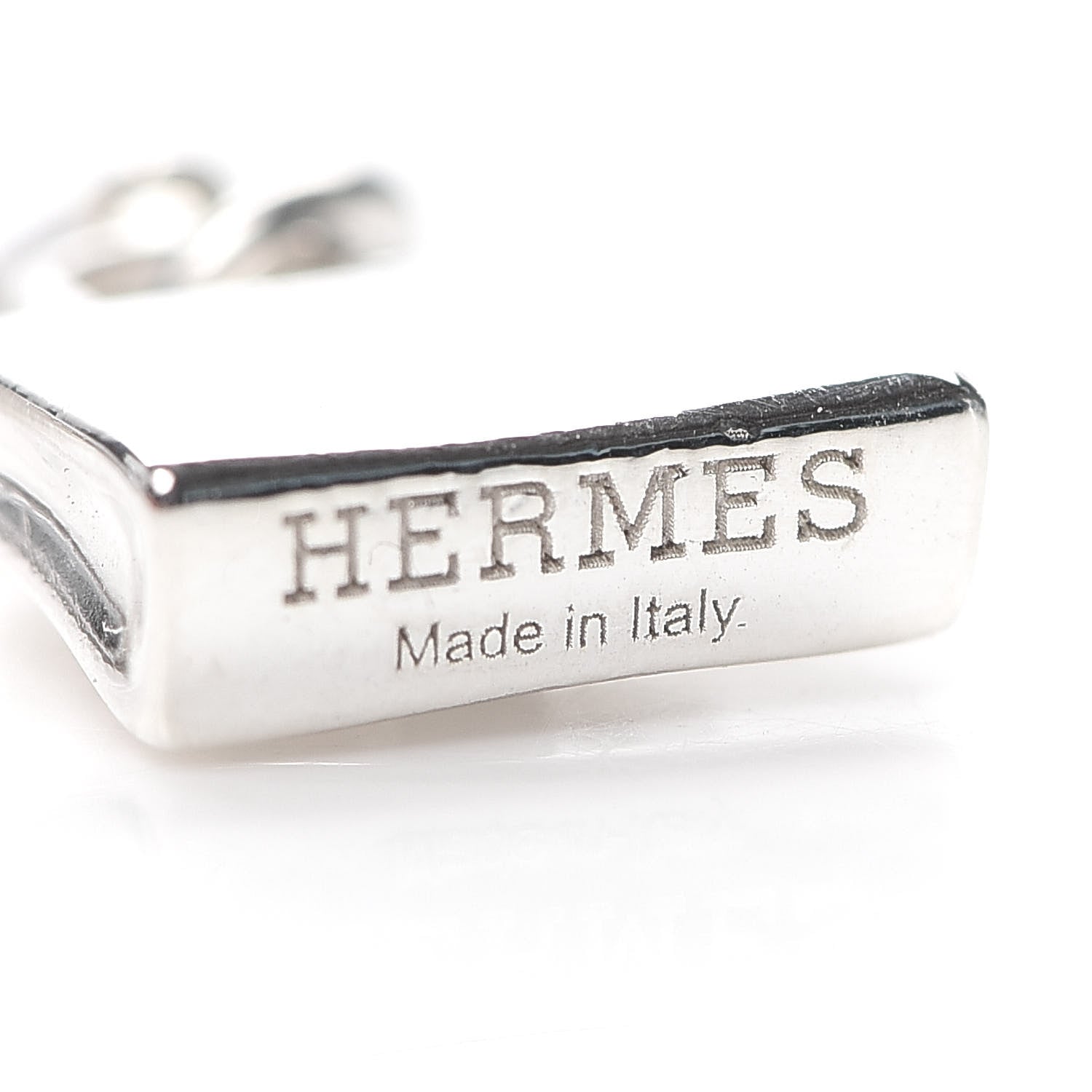 Hermes Sterling Silver Kelly Charm Bracelet ST 4 of 5