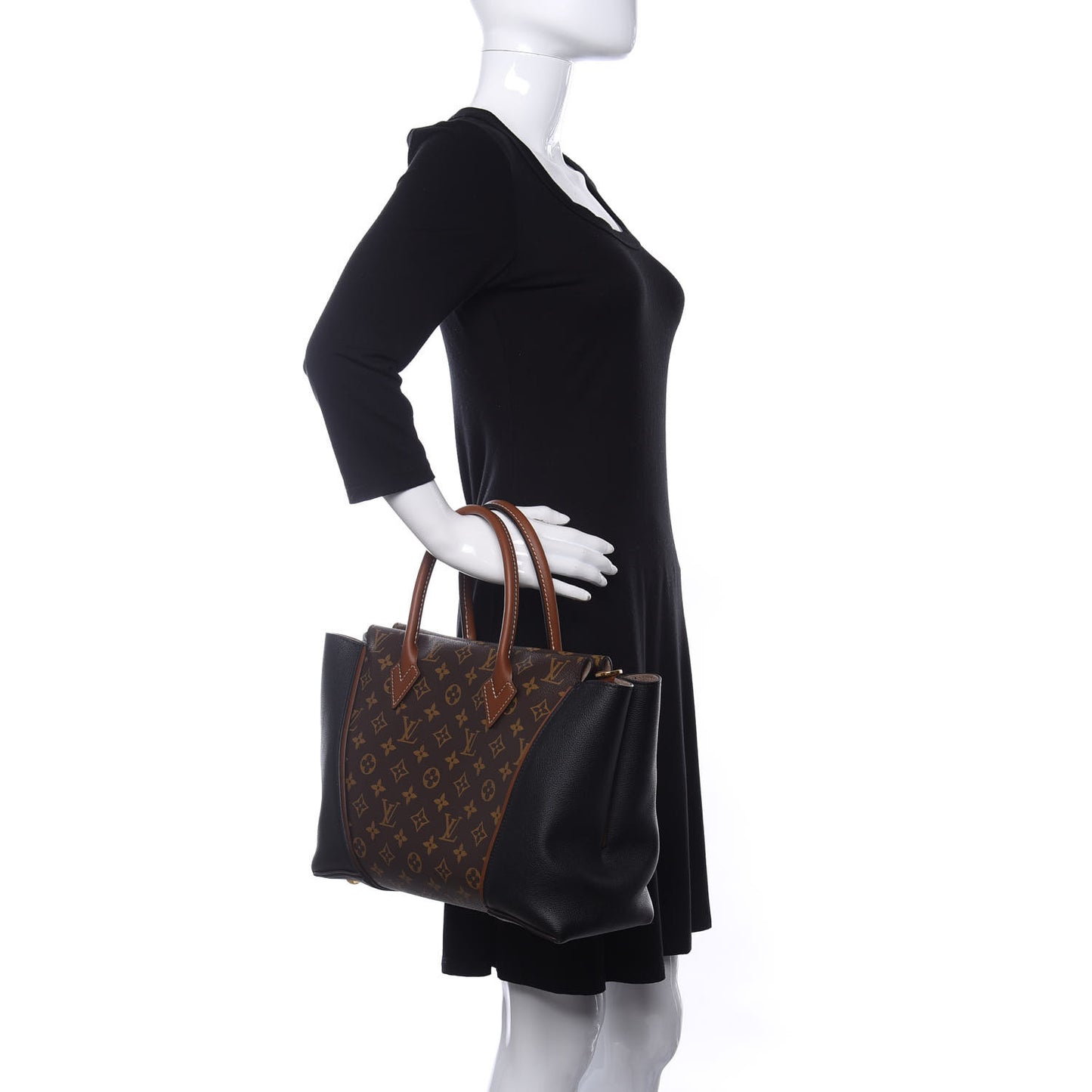 Monogram Tote W PM Black