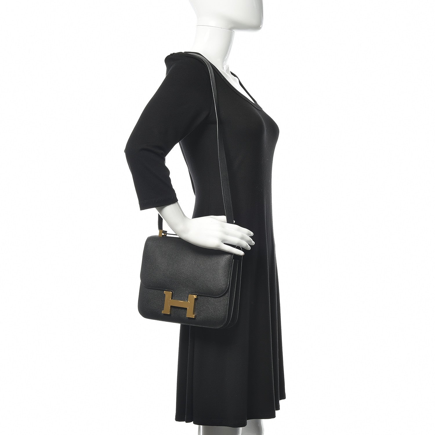 Hermes Epsom Constance 24 Black 2 of 22