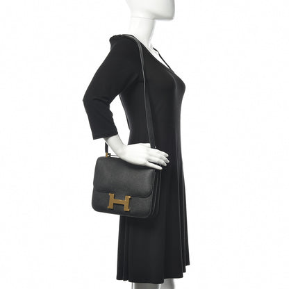 Hermes Epsom Constance 24 Black 2 of 22