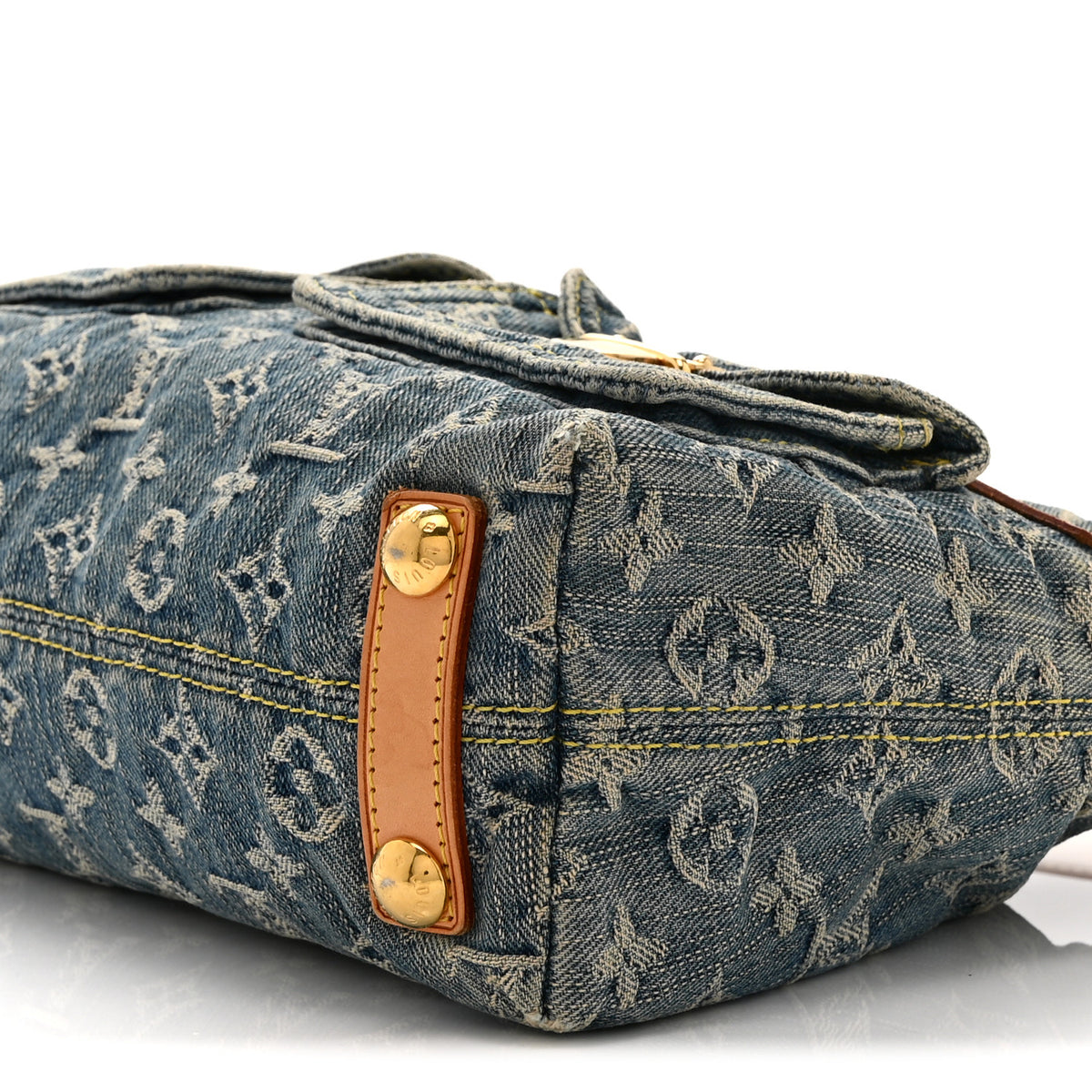 Louis Vuitton Monogram Denim Baggy PM Blue 10 of 10