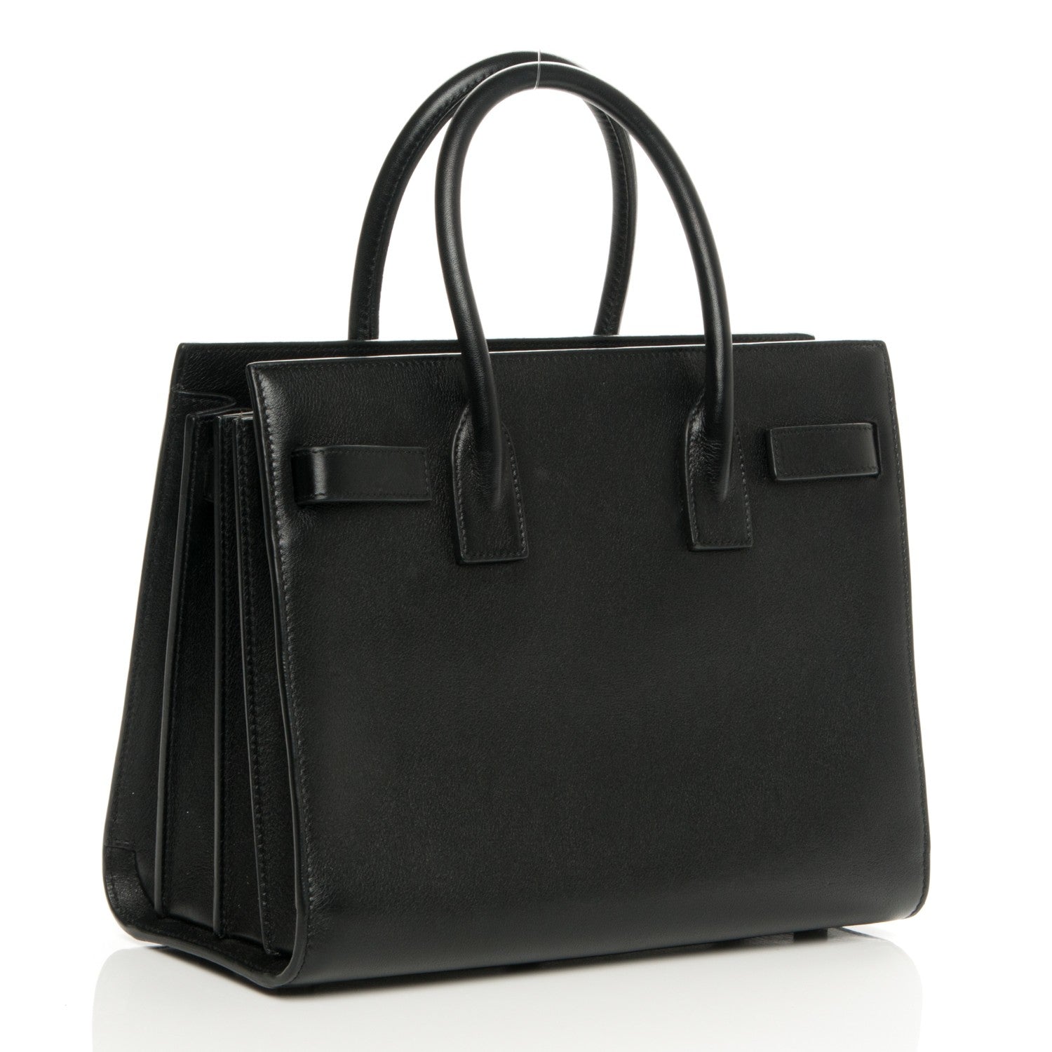 Saint Laurent Calfskin Patchwork Baby Sac De Jour Black 3 of 6