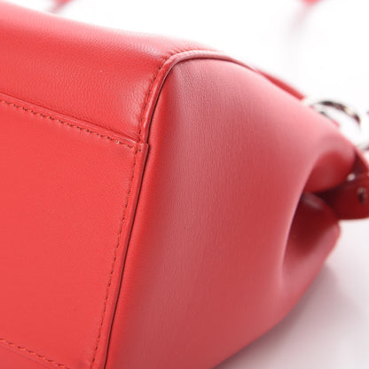 Fendi Nappa Mini Peekaboo Iconic Satchel Fiamma 10 of 12