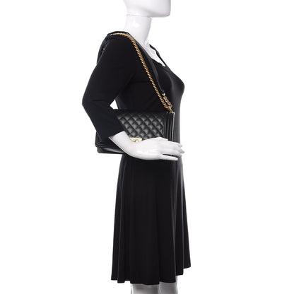 Chanel Caviar Quilted Medium Boy Flap Black 2 of 12