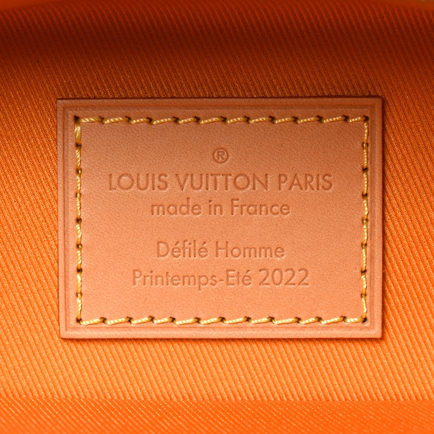 Calfskin N°7 Vertical Box Trunk Yellow