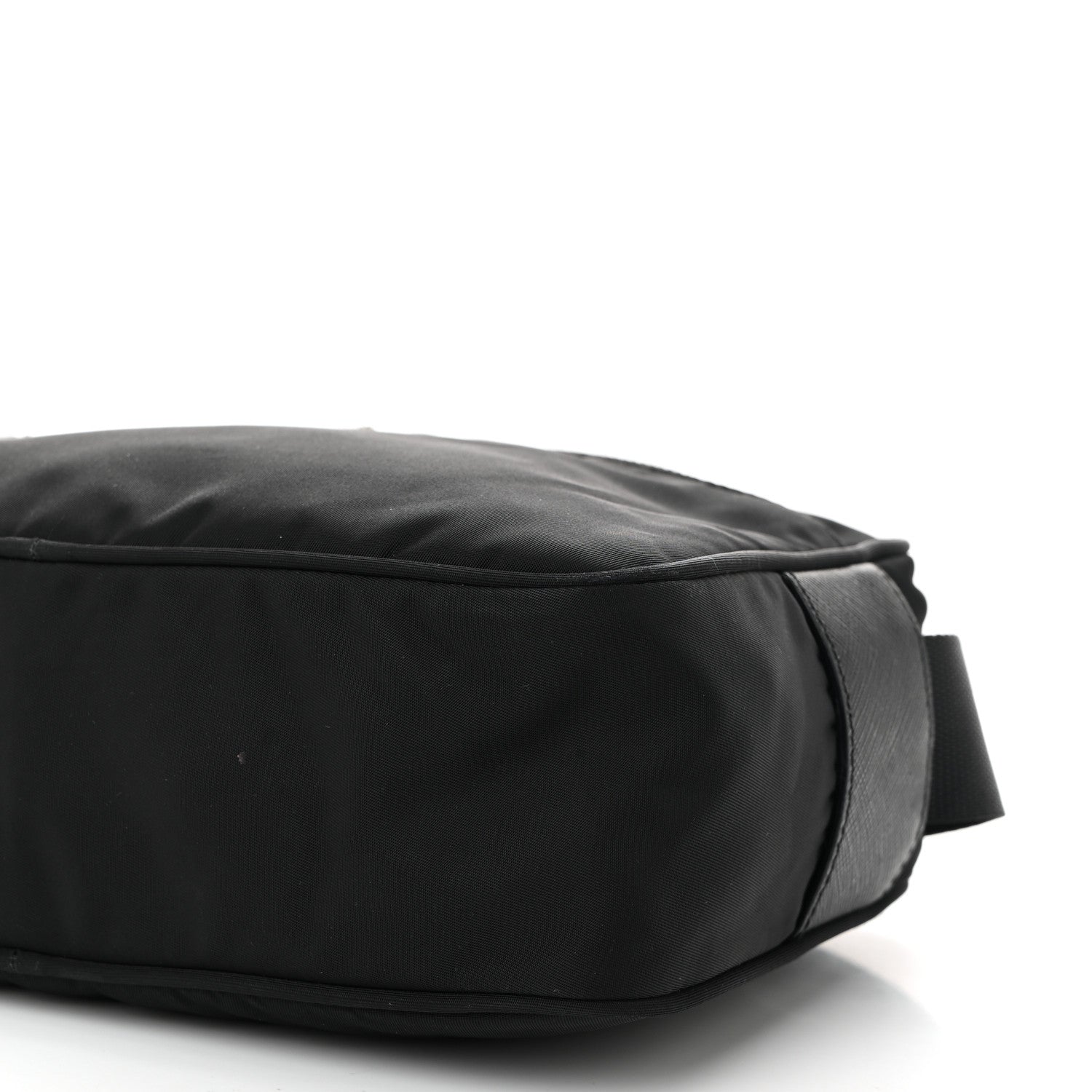 Prada Tessuto Nylon Triangle Shoulder Bag Black 10 of 10