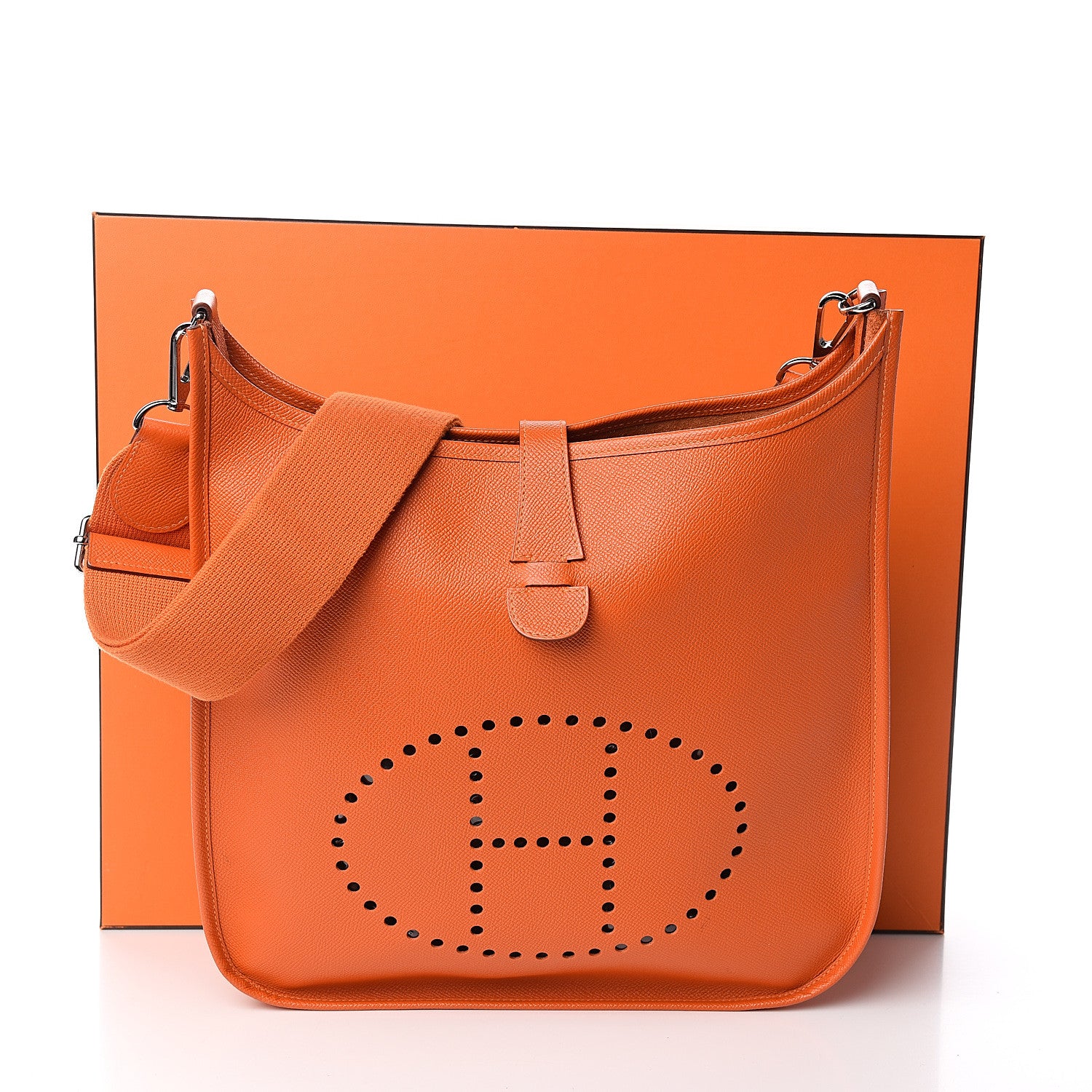 Hermes Epsom Evelyne III GM Feu 12 of 12