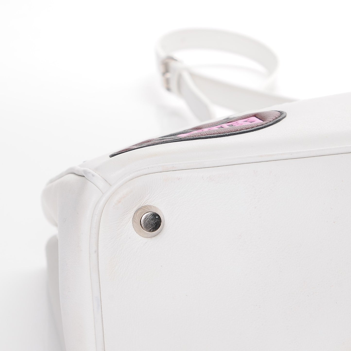 Calfskin Paradise Medium Diorissimo Tote White