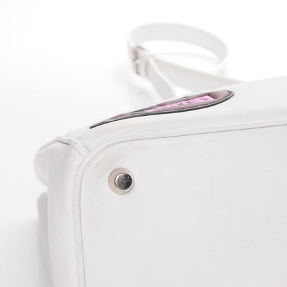 Christian Dior Calfskin Paradise Medium Diorissimo Tote White 14 of 18