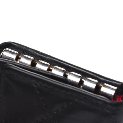 Chanel Calfskin Quilted Cambon 6 Key Holder Black 16 of 16