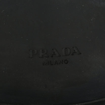Prada Vernice Triangle 50mm Loafers 37 Black 7 of 12