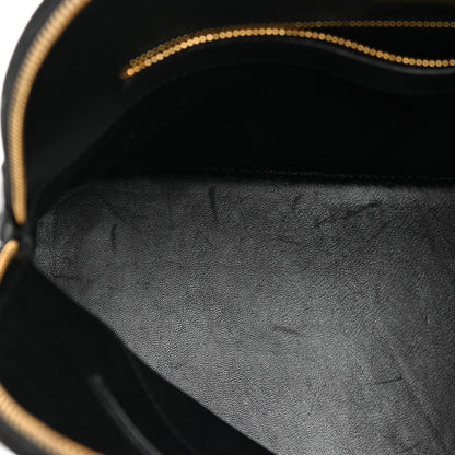 Balenciaga Calfskin Allover Logo S Ville Top Handle Bag Black White 12 of 22