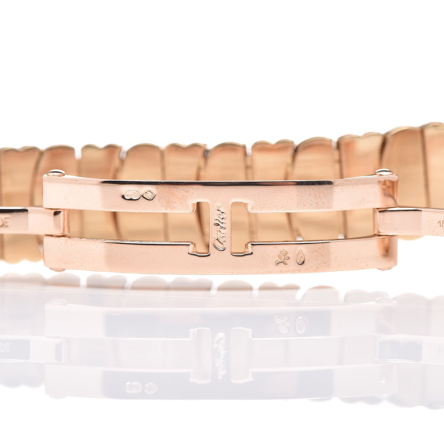 18K Yellow Gold 22mm Baignoire Quartz Watch