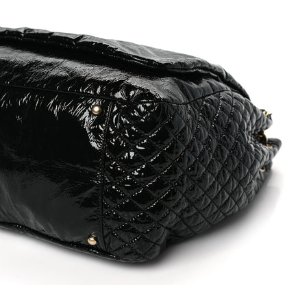 Chanel Vinyl XXL Rock and Chain Flap Black 9 of 9