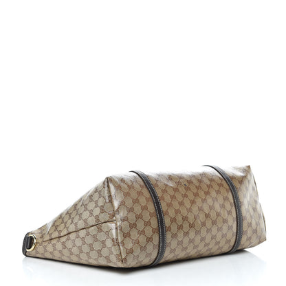 Gucci Crystal Monogram Large Joy Tote Beige Ebony Testa di Moro 4 of 26