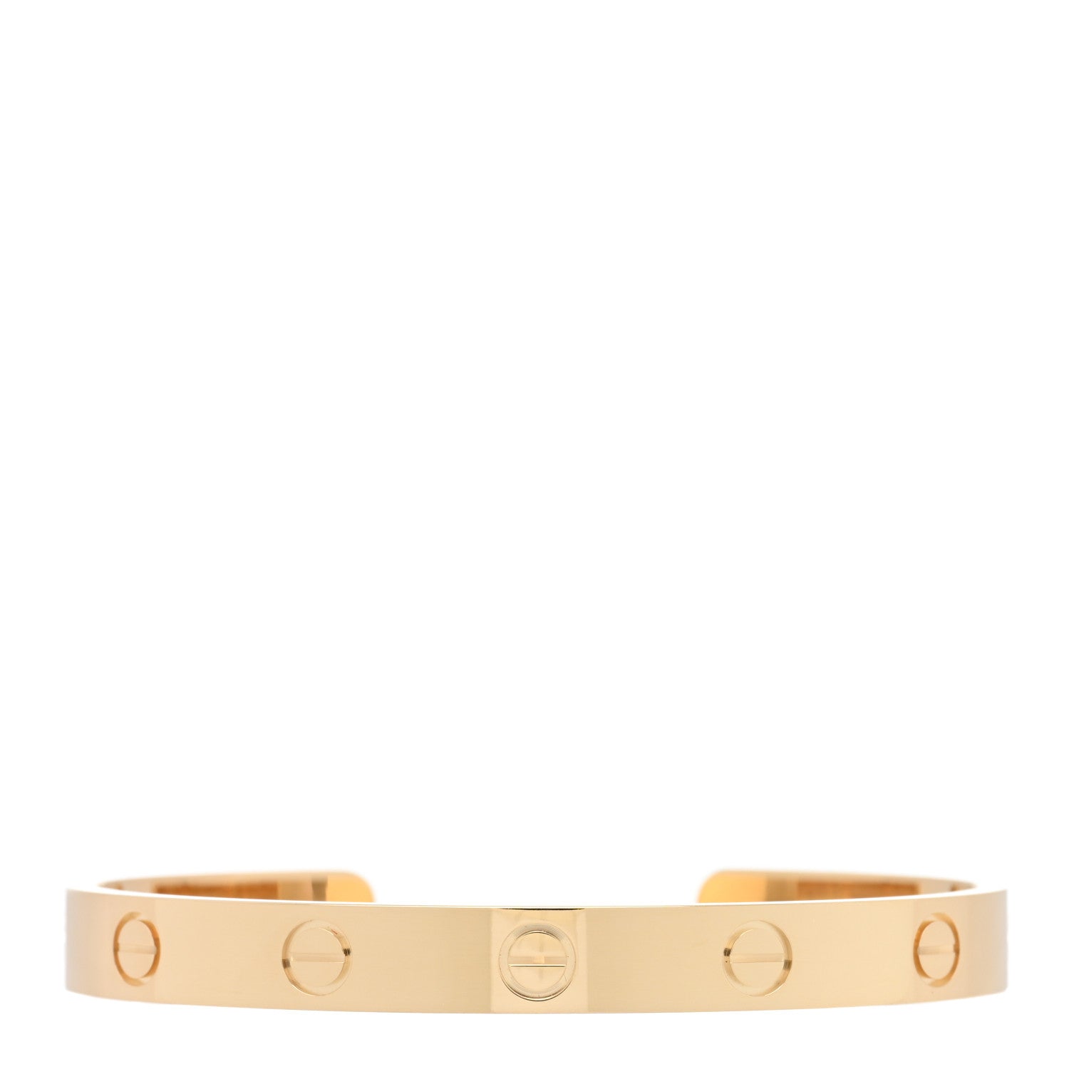 Cartier 18K Yellow Gold LOVE Cuff Bracelet 16 1 of 3