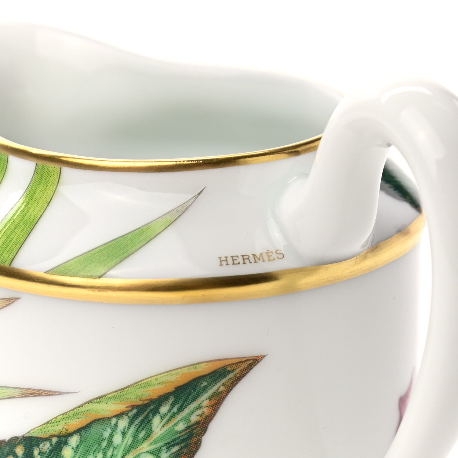 Hermes Porcelain Passifolia Creamer 7 of 7