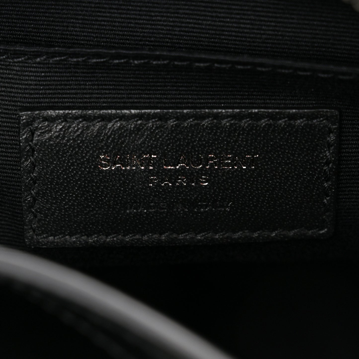 Calfskin Matelasse Monogram Lou Camera Bag Black