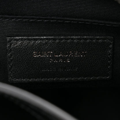 Saint Laurent Calfskin Matelasse Monogram Lou Camera Bag Black 6 of 10