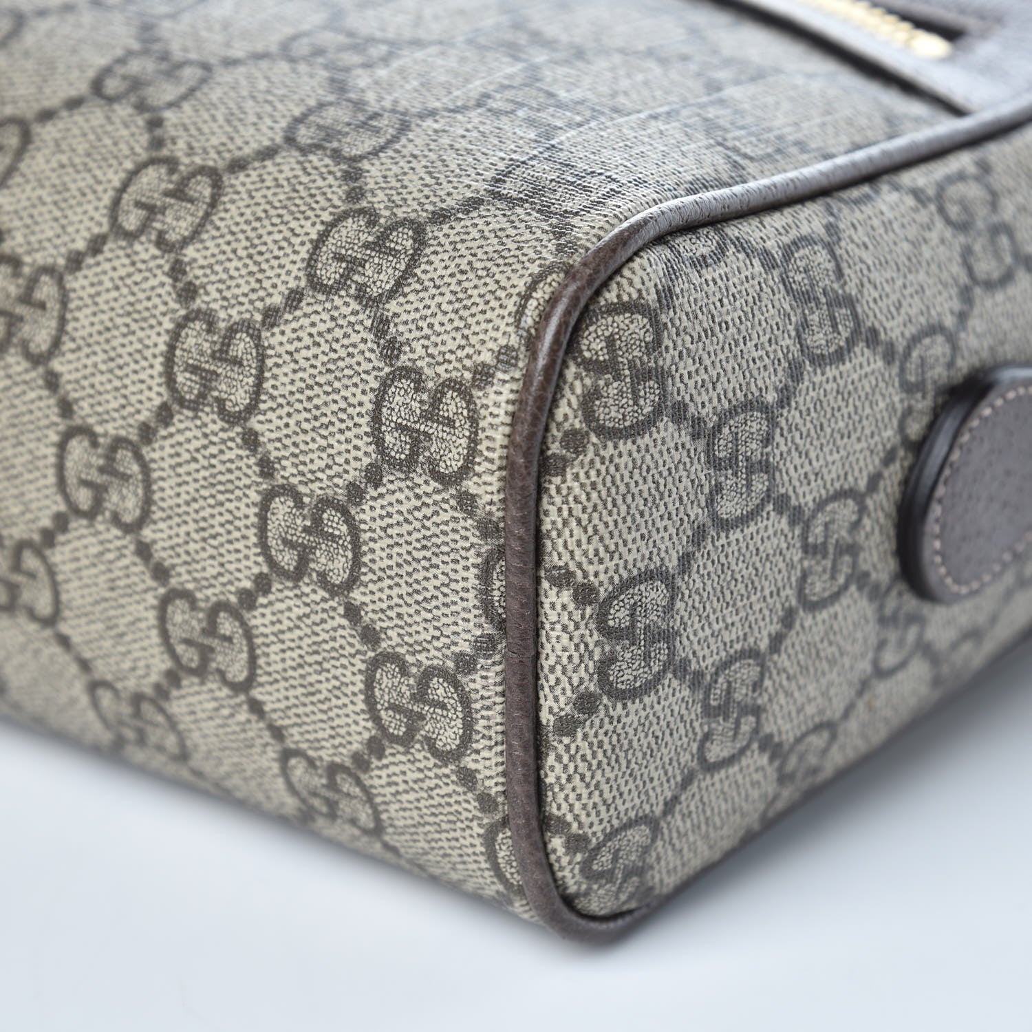 Gucci GG Supreme Monogram Web Small Ophidia Shoulder Bag Brown 10 of 10