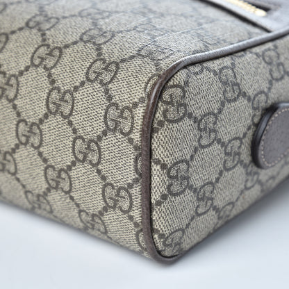 Gucci GG Supreme Monogram Web Small Ophidia Shoulder Bag Brown 10 of 10