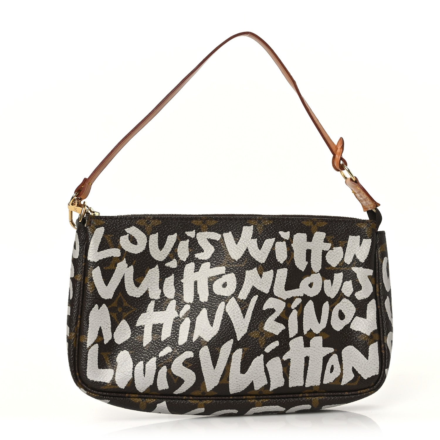 Louis Vuitton Monogram Graffiti Pochette Accessories Silver 1 of 9