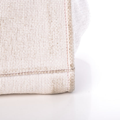 Chanel Canvas Large Deauville Tote White Pink 15 of 24