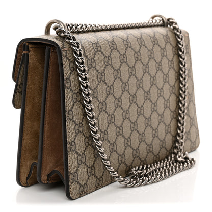 Gucci GG Supreme Monogram Small Dionysus Shoulder Bag Taupe 3 of 11