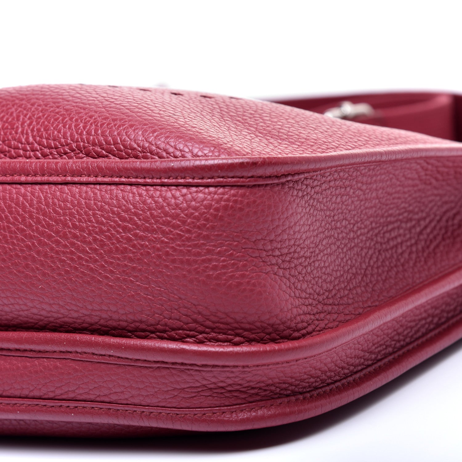 Hermes Taurillon Clemence Evelyne III PM Rubis 7 of 8