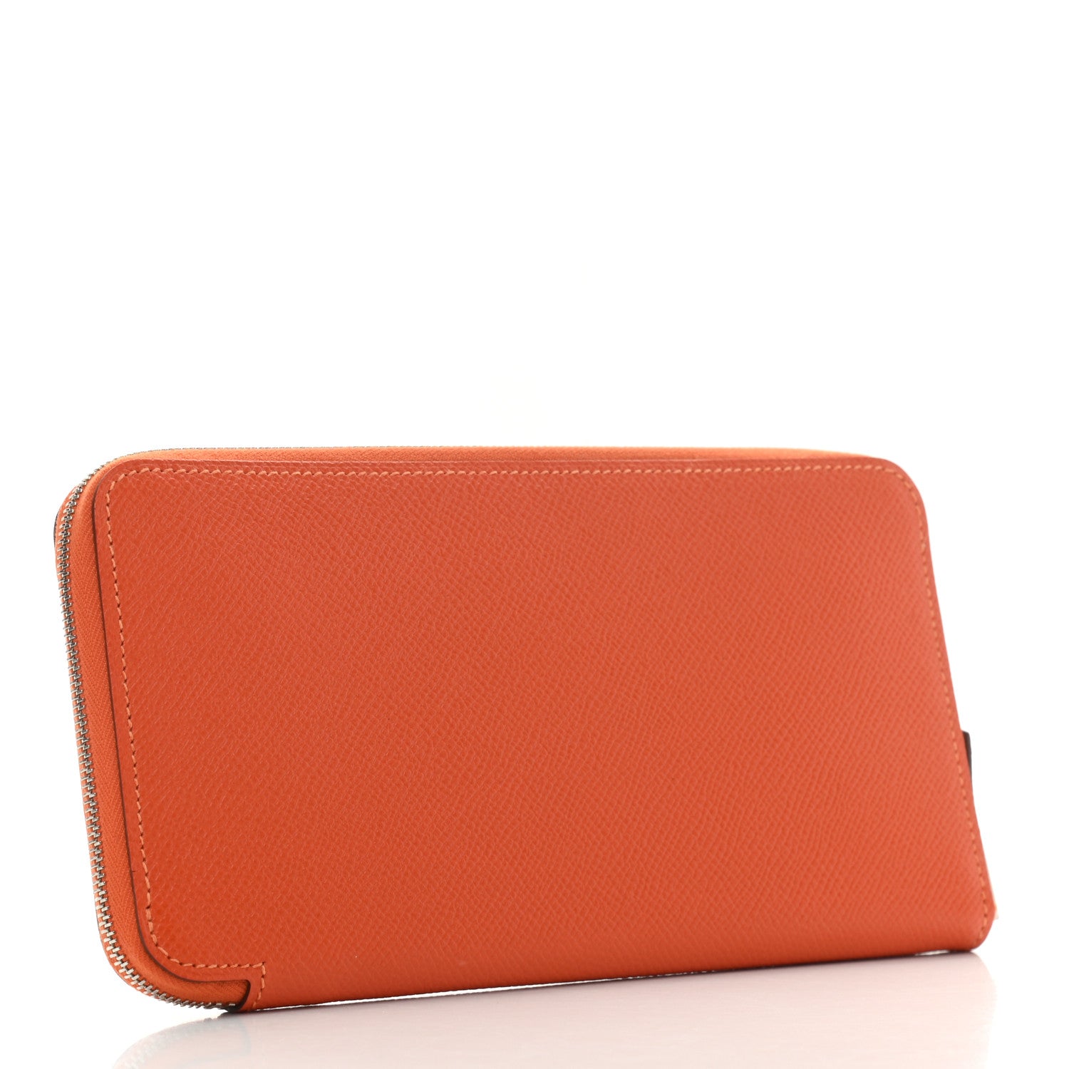 Hermes Epsom Silk'in Wallet Orange 3 of 7