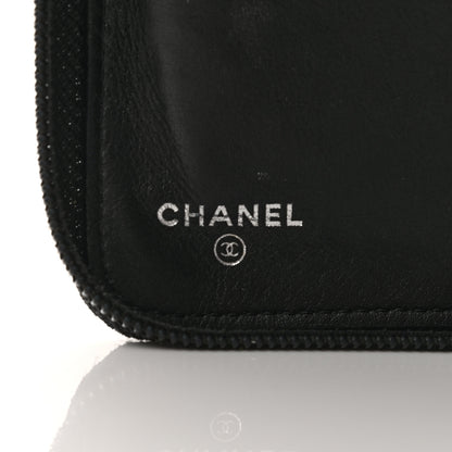 Chanel Caviar Large Timeless CC Zip Around Organizer Wallet Black 6 of 11