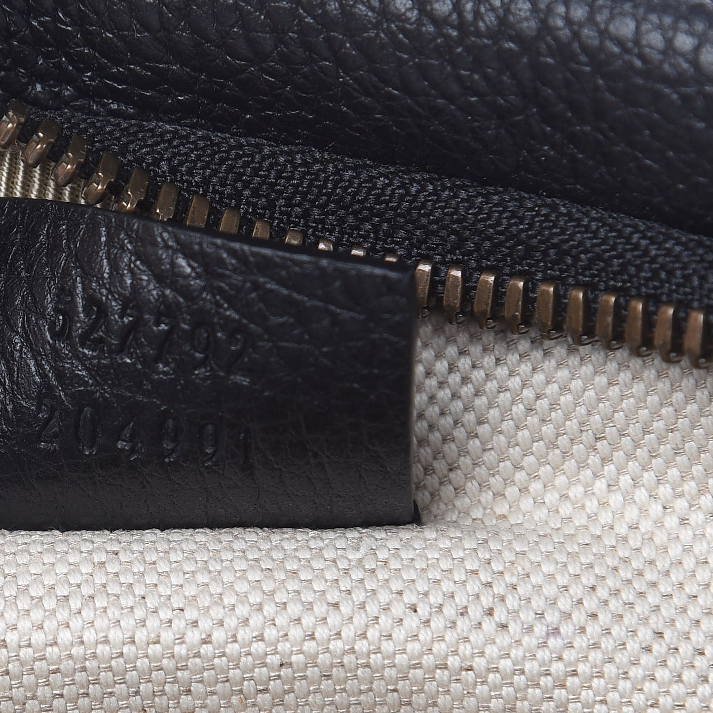Grained Calfskin Small Logo Belt Bag Black