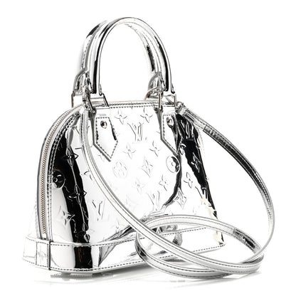 Louis Vuitton Monogram Miroir Alma BB Silver 3 of 10