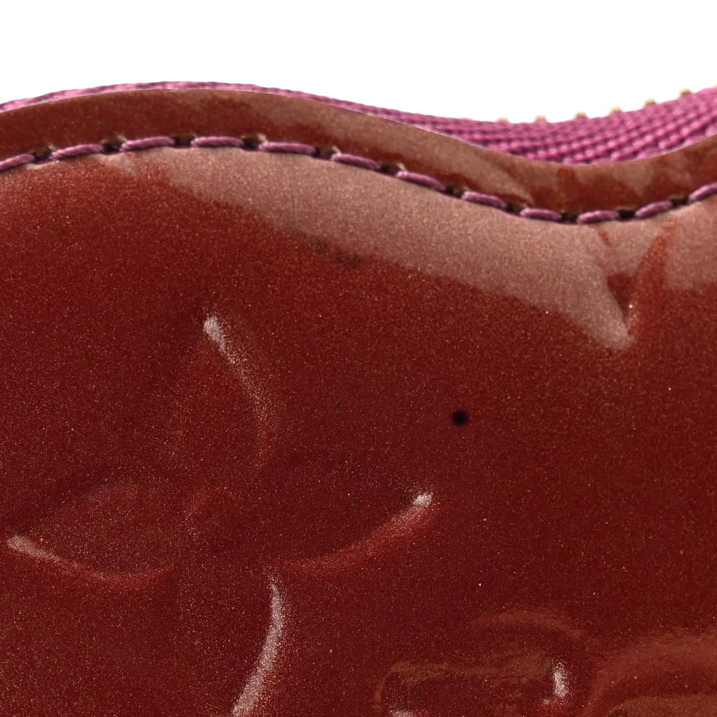 Vernis Heart Coin Purse Rouge Fauviste