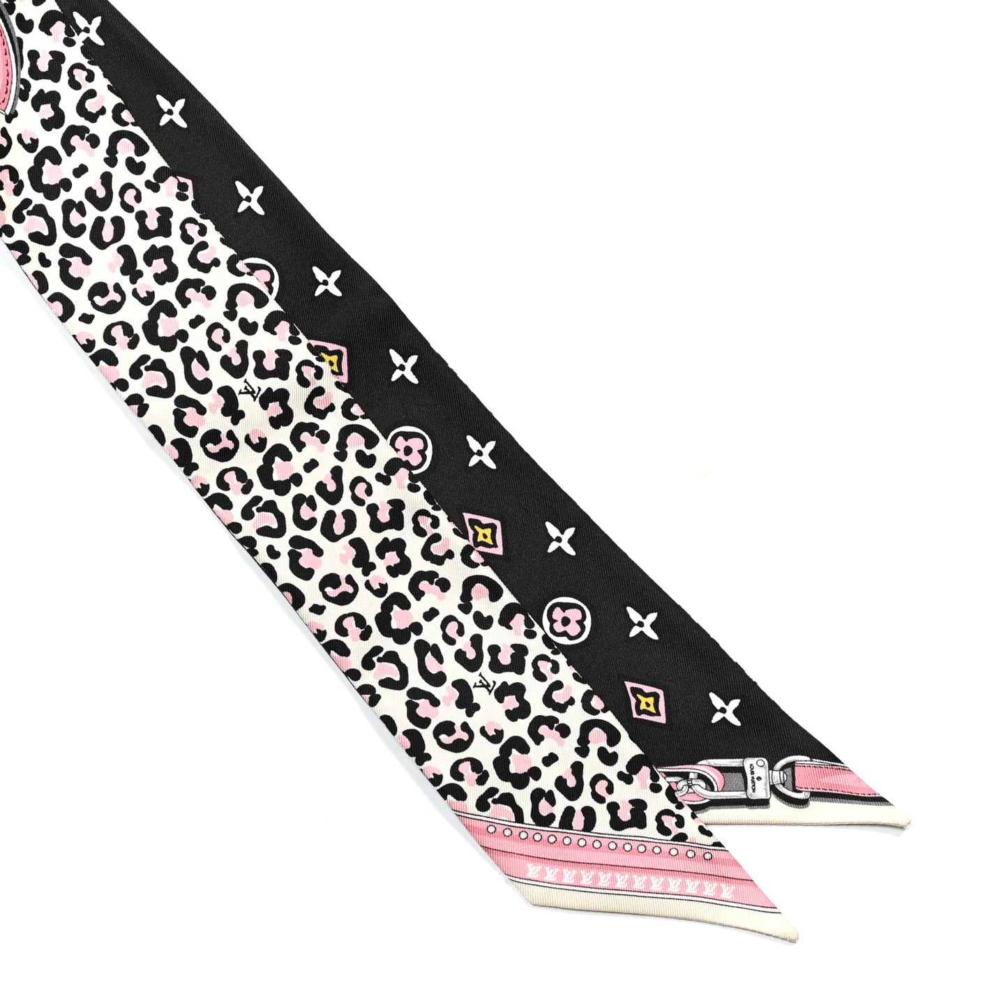 Silk Monogram Wild At Heart BB Bandeau Black